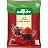 Tata Sampann Chilli Powder 500 grams - XL Pack