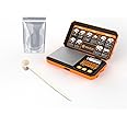 MAXUS 500g x 0.01g Digital Gram Scale with USB and Battery Power, Precision Pocket Scale with 50g Calibration Weight and Self-Sealing Cellophane Bags