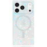 FLAUNT Official Square iPhone 18 Pro Max Case - Opal Shell | Compatible with MagSafe and Wireless Charging - Stylish Lightweight Case for iPhone 18 Pro Max - Drop-Tested and Shockproof
