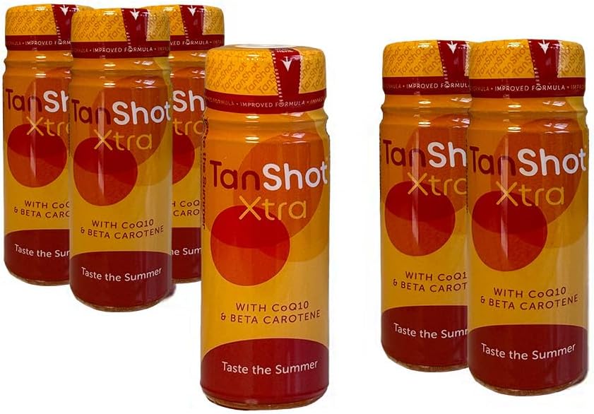 tanshot X6 Tanshot Tanning Drinks Promotes Tanning 60ml Bottles Six Pack