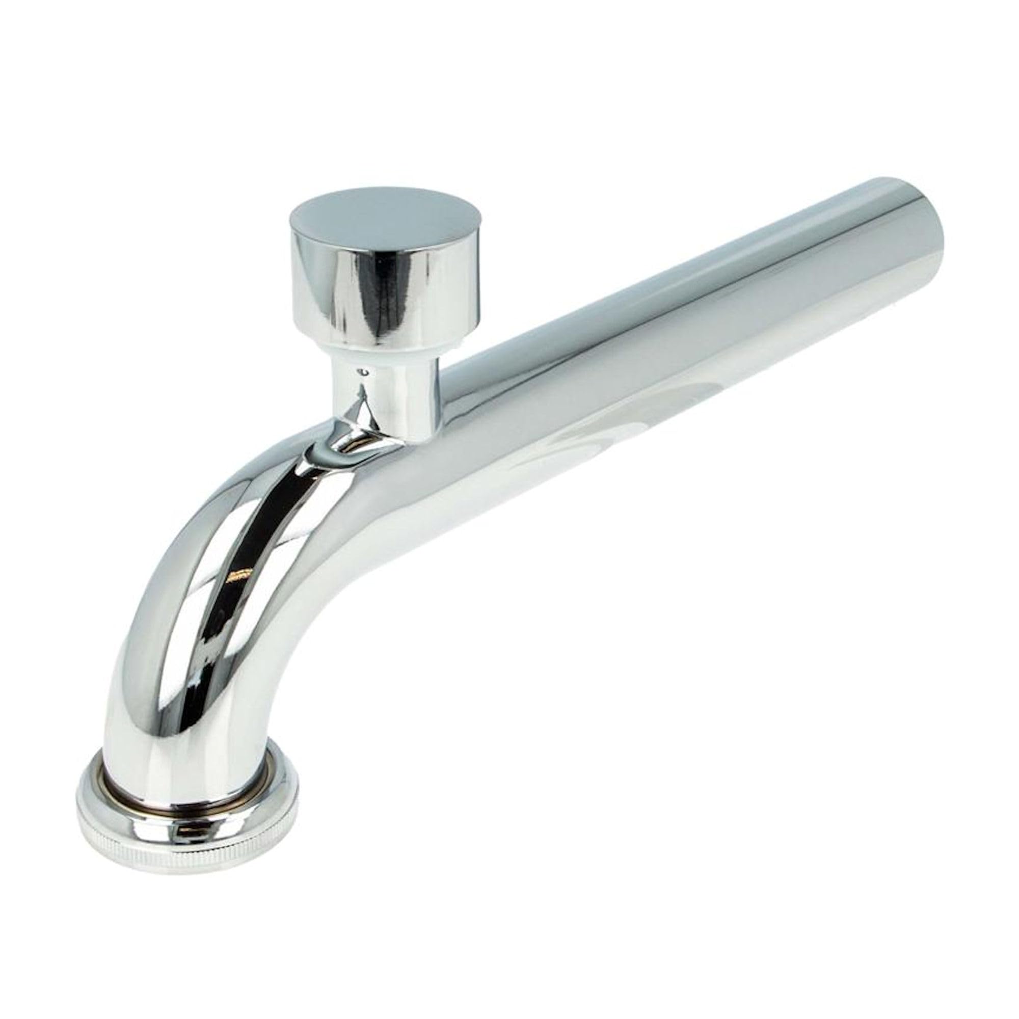 Tecuro 250 mm Waste Pipe with Pipe Aerator for Siphon Air Trap Chrome-Plated