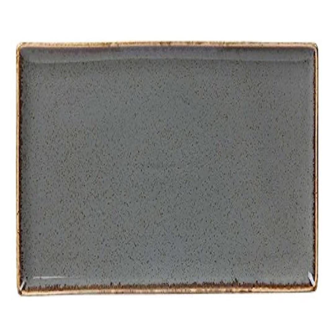 Stalwart 358836RM Storm Rectangular Platter, 35 cm x 15.5 cm/13.75'' x 6'' (Pack of 6)
