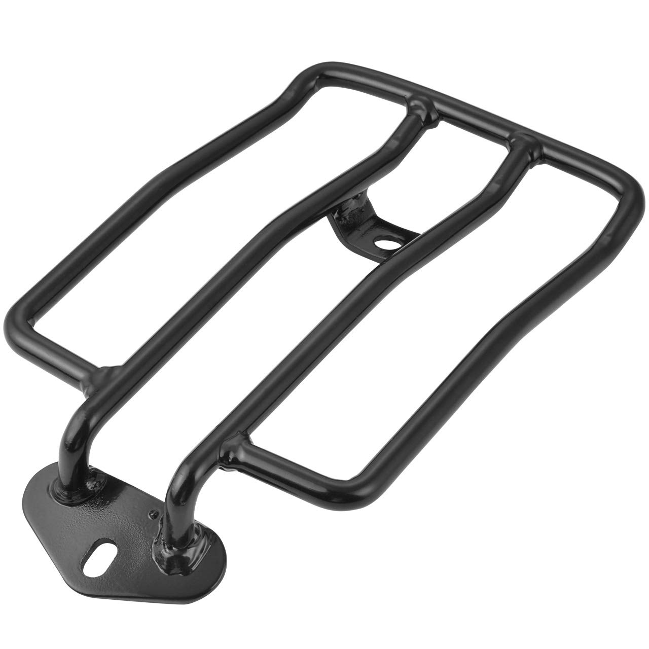 KATUR Motorcycle Luggage Rack Support Shelf Fits Rear Solo Seat 280mm (11") Black Fits Harley XL Sportsters 883 XL1200 1985-2003