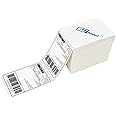 9527 Product 4 x 6 Thermal Labels - Pack of 100 Fanfold Labels for Direct Thermal Printer, White Perforated Shipping Label,100 Label per Stack,1 Stack