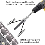 YOTOO Cylinder Hone Tool 51mm-178mm Adjustable Deglazer 100mm Stones 220 Grit view 2