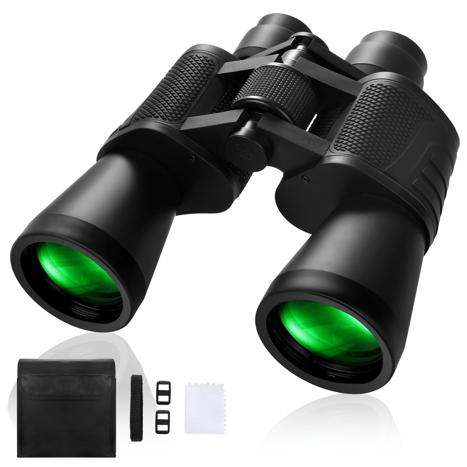 Photo 1 of ***BROKEN PIECE*NOT FOCUSING PROPERLY***Fotgear 10x50 High Powered Binoculars for Adults - Waterproof Compact Binoculars with Low Light Vision BAK-4 Prism FMC Lens for Bird Watching Hunting Football Games Travel Stargazing Cruise, Black***BROKEN PIECE*NOT