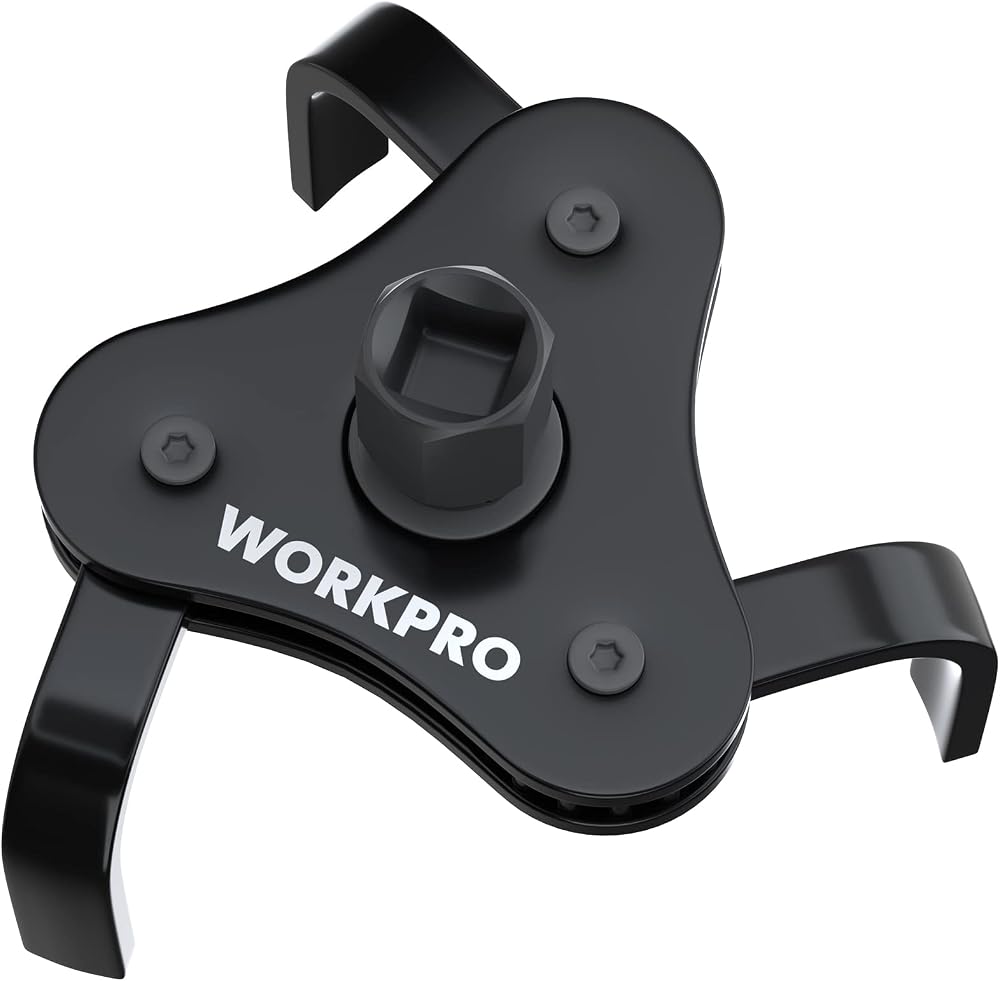 WORKPRO Universal Oil Filter Wrench 3 Jaw 70-110 mm Adjustable