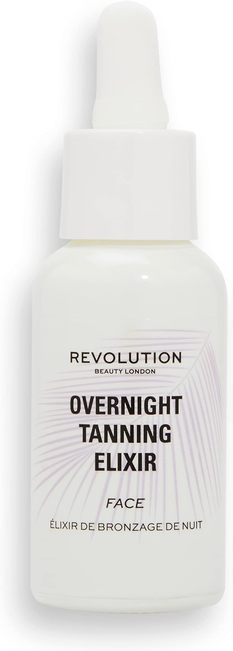 Revolution Makeup Overnight Face Tan Elixir 30ml Gradual Build Lavender