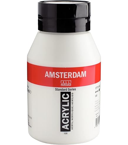 Pot Peinture Acrylique 500ml Amsterdam Rouge Transparent Moyen - Achetez Maintenant
