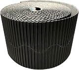 3 Ace Crafts Black Corrugated Border Roll 57mm x 15m Classroom Decor Bulletin view 1