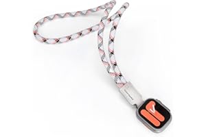 pamovolio leather braided long paracord for Apple Watch 123456789se10s ultra49mm46/45/44/42/41/40 38chain watch band necklace sweater chain for children man woman paracord braided rope fob