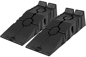Car Ramps, 2 Pack Portable Vehicle Service Ramp, Heavy Duty Truck Ramps Car Lifts with Anti Slip Grooves for Home Garage or S