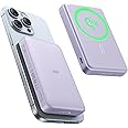 ESR for MagSafe Power Bank, Ultra-Compact 10,000mAh MagSafe Portable Charger, Qi2 Certified 15W Ultra-Fast Battery Pack, 27W USB-C MagSlim Charger with Cable for iPhone 16/15/14/13/12, Lavender