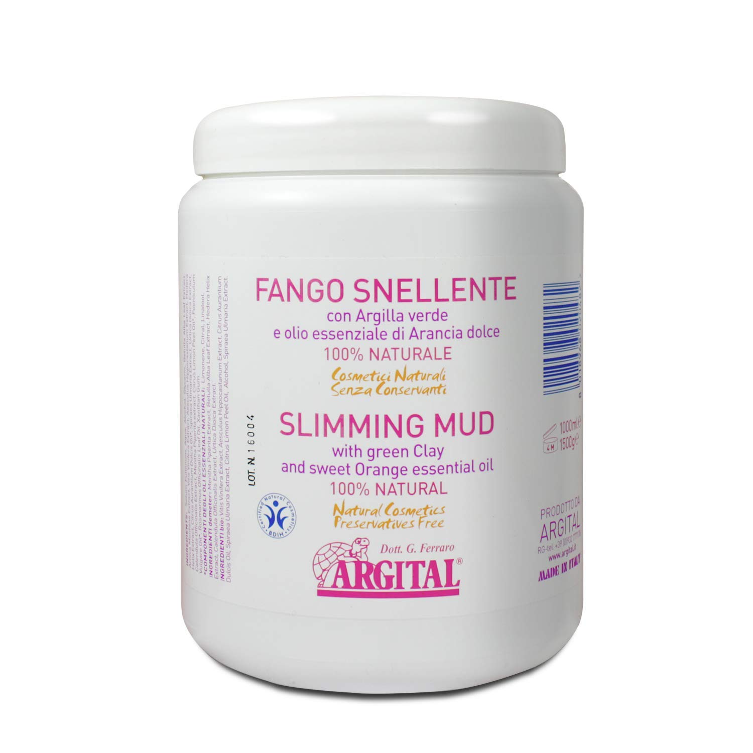 Argital Fango Snellente Body Mask 1000ml