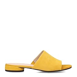 ECCO Women's Flat Sandal II Slide, merigold Goat