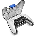 tomtoc Protective Case for PS5/PS5 Pro Controller, Hard Shell Joystick Protector for Playstation 5 DualSense Wireless Remote, Shock-Proof, Dust-Resistant, Anti-scratch, Protective Cover