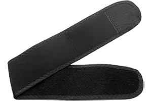 WANDiORY Abdominal Training Belt Accessories - 23.6 inch Extension Belt - Suitable for any Ab Workout Belts, Balck, Lengthen
