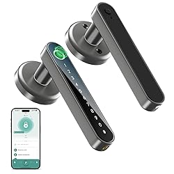 IRONZON Fingerprint Door Lock with Handle Smart