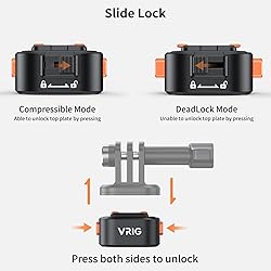 VRIG Claw Mini Quick Release Plate Tripod QR Camera