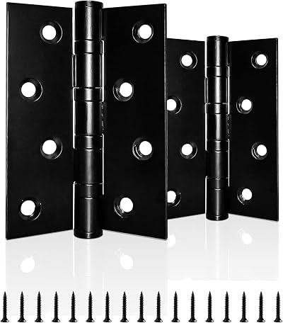 AOLISHENG 4 Inch Stainless Steel Door Hinges 100x75mm Ball Bearing Heavy Duty