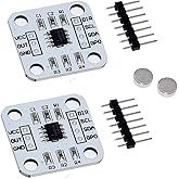 HiLetgo 2pcs AS5600 Magnetic Encoder Magnetic Angle Measurement Sensor Module 12Bit High Precision with Magnet