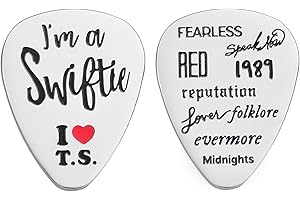 MELIX HOME Merch Guitar Pick Gifts For Girls Reputation Folklore 1989 Cute Guitars Gift