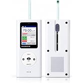 Digital Gauss Meter, Tesla Meter with 0-25000 Gs (0-2500 mT) Range, HD Color Display, Rechargeable, N/S Pole Detection, Data Storage, Handheld Magnetic Field Tester for Magnets Motors &amp; Industrial Use