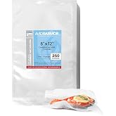 Avid Armor Chamber Vacuum Sealer Bags &ndash; Heavy Duty, BPA-Free, Pre-Cut Chamber Vacuum Bags for Food Preservation, Freezer Storage, Sous Vide and more, 250/Pack (8x12) &ndash; Multi-Use Vacuum Bags