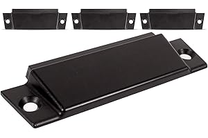 US Cargo Control E Track End Caps for Horizontal E-Track Rail (4-Pack), Durable Black Plastic End Protector Cap for Trailer Tie-Down Rails in Enclosed Trailers and Cargo Vans