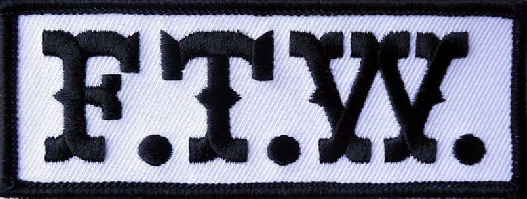 W. F. Байкерские нашивки на спину. F. T.