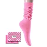 Zmart Women's Thin Slouch Socks, Knee High Tube