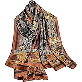 Xyueanlo Scarfs for Women Fashion Scarves Print Floral Dressy Scarf Lightweight Sunscreen Wraps Shawls