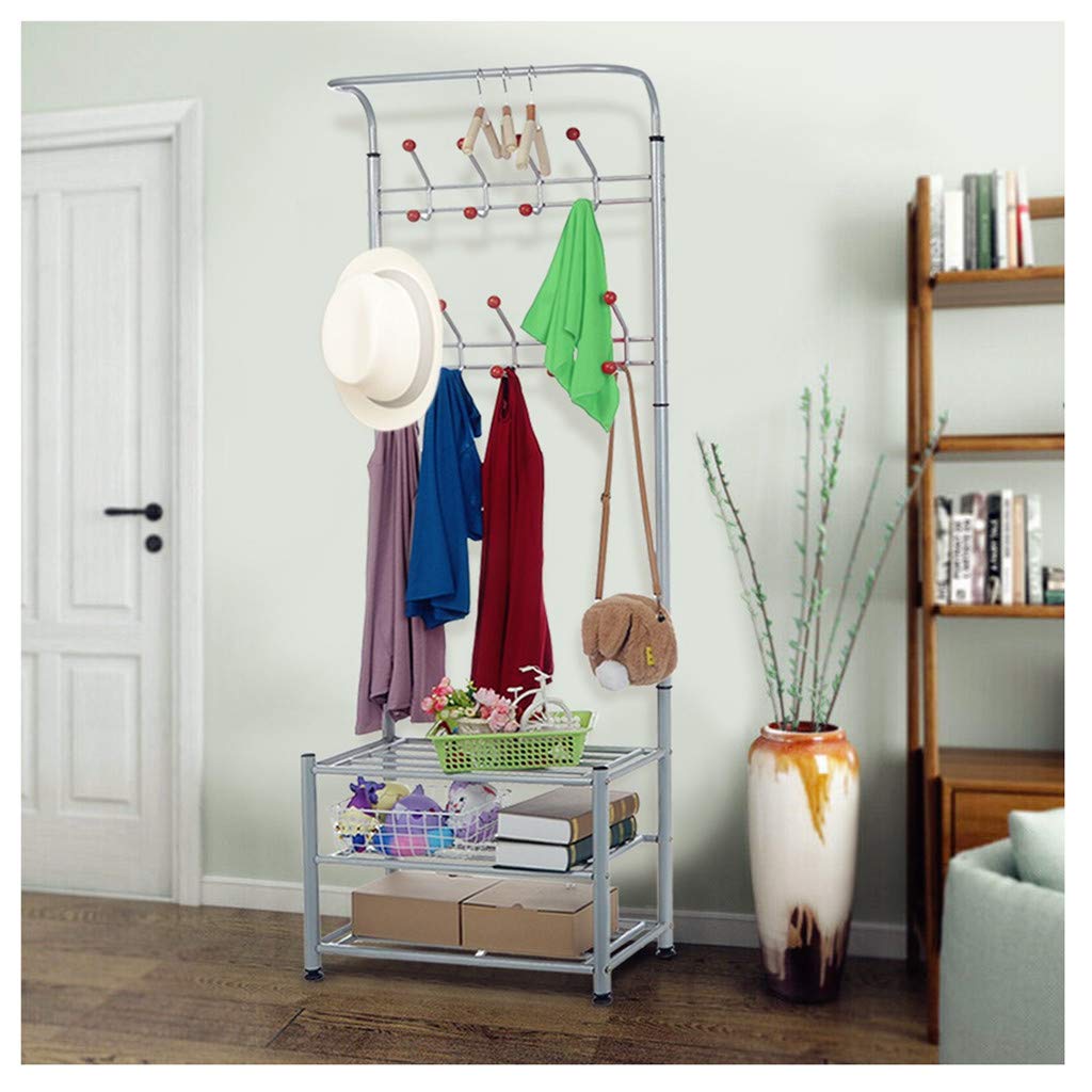 Best Silver Entry Way Bench Shoe Rack