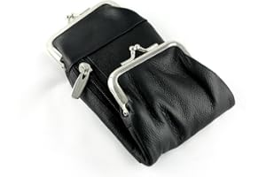 SKYWAY PRODUCTS Skyway Leather Cigarette Case for Women 100's Cigarette Pack Holder Pouch - Deluxe Black