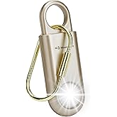 130dB Personal Safety Alarm Ultra Bright Strobe Light. Loud Sound Keychain Siren for Women, School Children, Night Runners, H