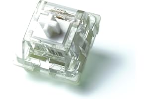 IKASAYA KTT White Kang V3 Switches 45g Pre-Lubed 5 Pin Linear Keyboard Switches for MX Mechanical Keyboard (90 pcs)
