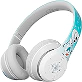 Disney Frozen Bluetooth Headphones - Over The Ear Bluetooth Wireless Headset with Built-in Mic and Up to 15 Hrs Playtime - Disney Frozen Gifts for Women Men All Fans of Olaf, Anna and Elsa Gifts