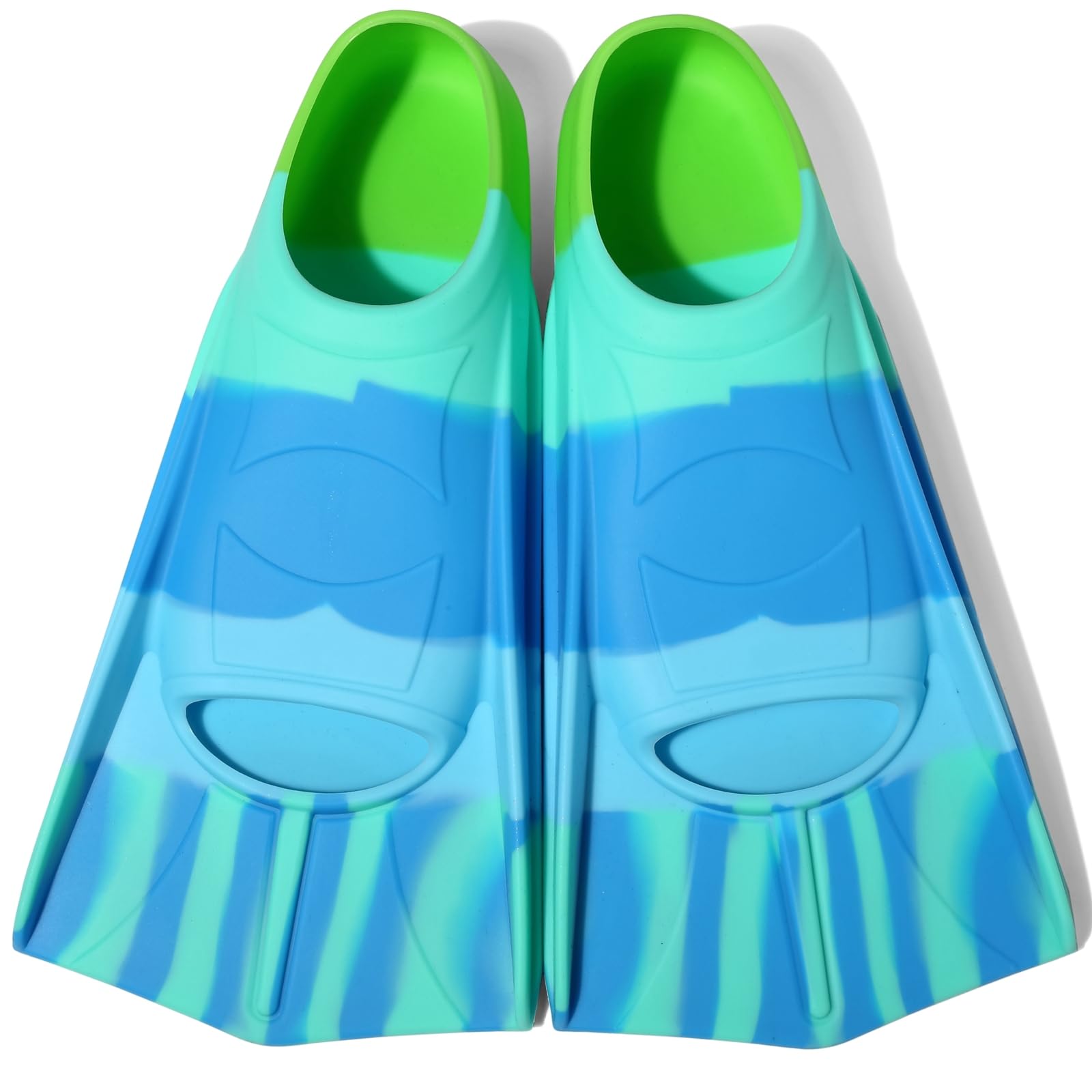 Photo 1 of Azuunye Kids Swim Fins,Short Swimming Flippers,Swim Training Fins for Lap Swimming,for Children Girls Boys Beginners