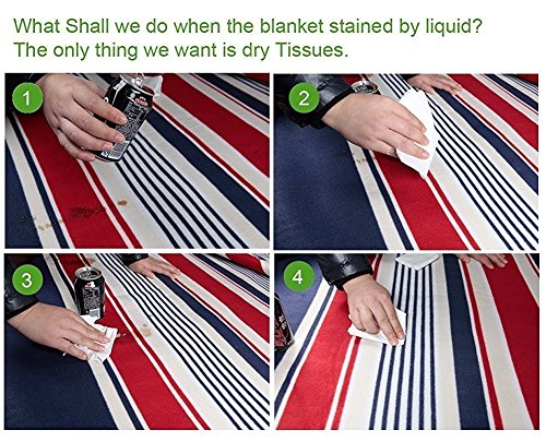 Oops Style Foldable Picnic Blanket Tote Rug Waterproof With Shoulder Strap Beach Camping Outdoor Blanket Mat 59''x 53'' Red Stripe - Thumbnail 4
