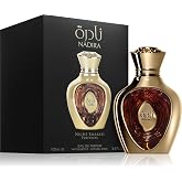 Lattafa Niche Emarati Nadira Eau de Parfum for Women - 100ml (3.4 oz) | Tropical Gourmand Perfume with Caramel, Milk &amp; Juicy Fruits | Sweet, Creamy &amp; Addictive | Long-Lasting Luxurious Fragrance