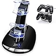 PS4 Controller Charger, Y Team Dual USB PS4 Charging Dock Station with Protection Chip LED Indicator, 2 Hrs Fast Safe Chargin