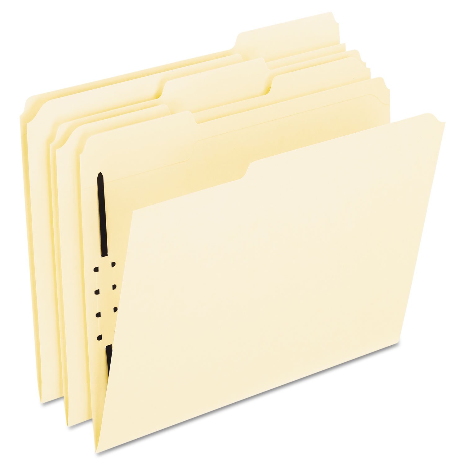 Pendaflex Manila Fastener Folders, Letter Size, 1 Fastener, 1/3 Cut, 50/BX (FM210)