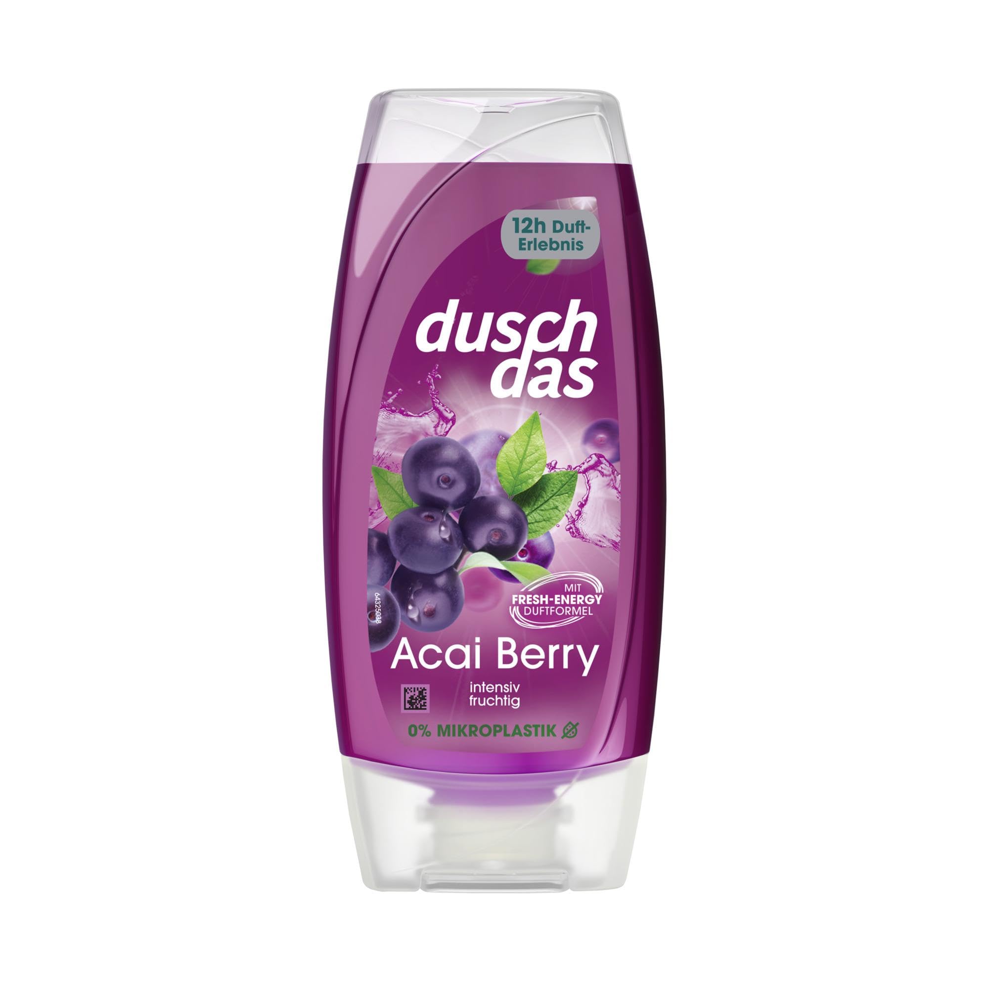 Duschdas Duschgel Acai Berry Duschbad mit Fresh-Energy-Duftformel sorgt für einen erfrischenden Start in den Tag 6 x 225 ml 2