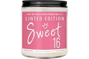 16th Birthday Gifts for Women, Perfect Birthday Present, Funny Presents for Mom, Friends, Wife, Sister, 7oz Vanilla Cream-Sce