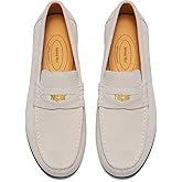 Journey West Ivy Style Men's Suede Casual Slip-on Penny Loafers Shoes