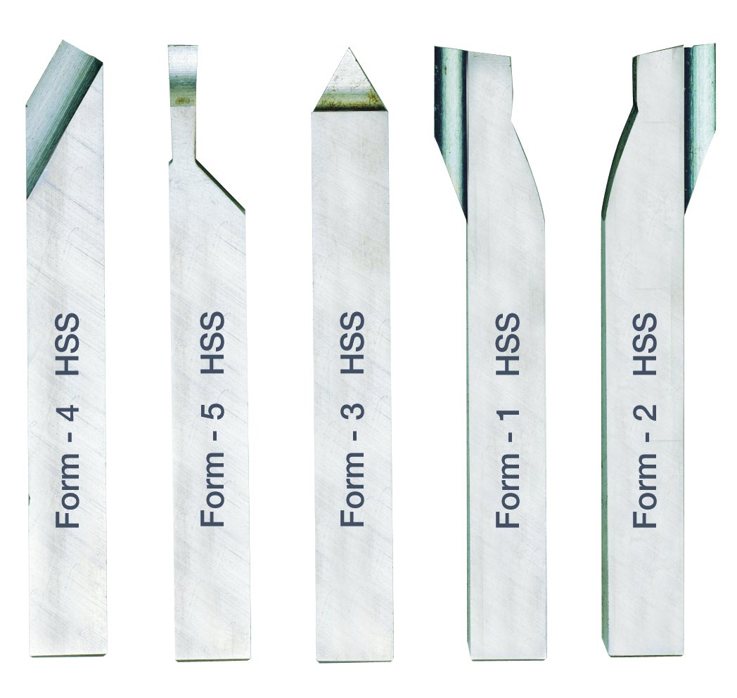 PROXXON 24550 Cutting tools five piece set 10x10 length 80mm