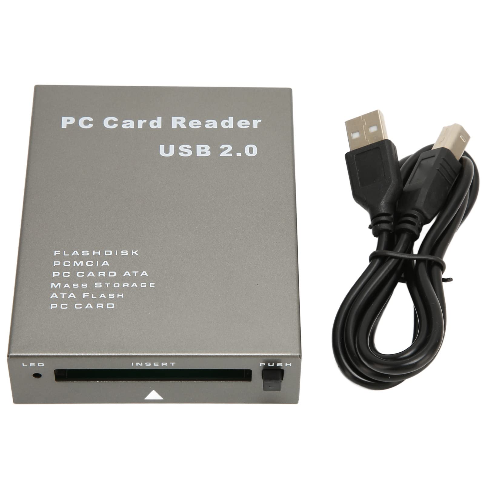 Bewinner ATA PCMCIA Memory Card Reader, USB2.0 to PCMCIA Card Reader USB 2.0 PC Card Reader ATA Card Adapter Reader for PC ATA CARD PCMCIA