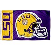 Louisiana State LSU Tigers Football Helmet Flag