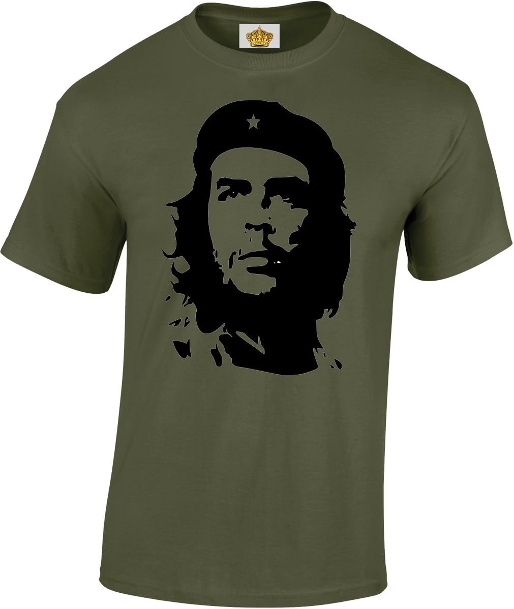 Crown Designs Che Guevara Iconic Image Novelty Gifts for Men & Teenagers T-Shirts Tops