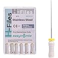 Easyinsmile Dental Endo Hand Use H-File 25mm Files Endodontic Stainless Steel Reamers (15#)